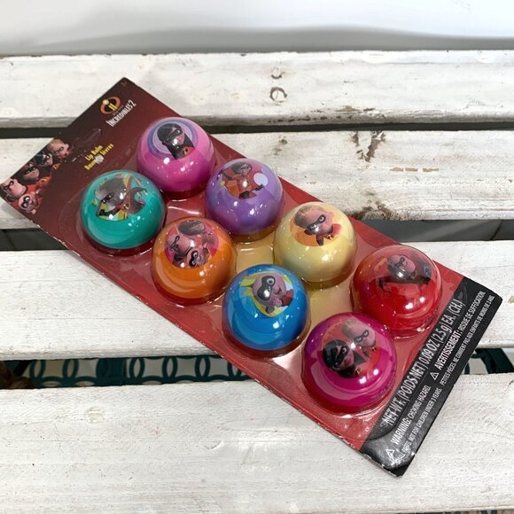 Disney Pixar The Incredibles 2 Lip Balm  Set of 8 - Picture 4 of 11